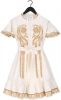 Silvian Heach Short dress with embroidery , Wit, Dames online kopen
