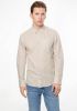 Calvin Klein Beige Casual Overhemd Cotton Linen Chest Pocket Shirt online kopen