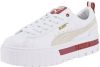 Puma Mayze Lth Wns sneakers dames wit/grijs online kopen