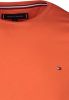Tommy Hilfiger Slim Fit T Shirt ronde hals oranje, Effen online kopen