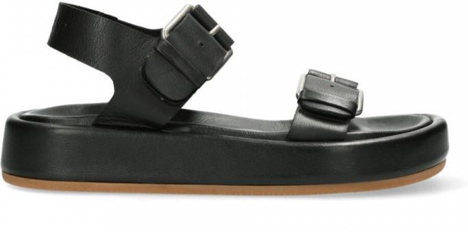 Shabbies Sandalen Sandal Calf Nappa Leather Zwart online kopen