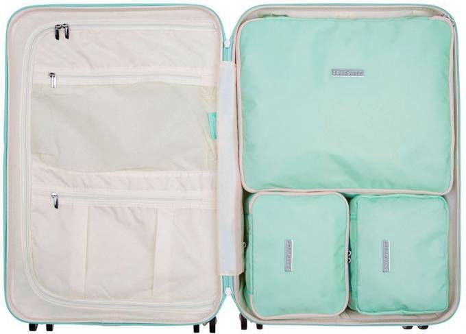 SuitSuit Fabulous Fifties Packing Cube Set Medium 66 cm Luminous Mint online kopen