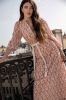 Aaiko maxi jurk Balina met all over print roze online kopen