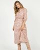 Aaiko maxi jurk Balina met all over print roze online kopen