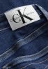 Calvin Klein 5 pocketsjeans High rise skinny met leren badge boven de achterzak online kopen