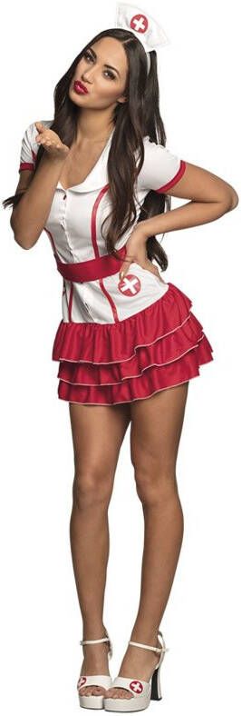Boland kostuum Hospital hottie dames polyester wit/rood mt 44/46 online kopen