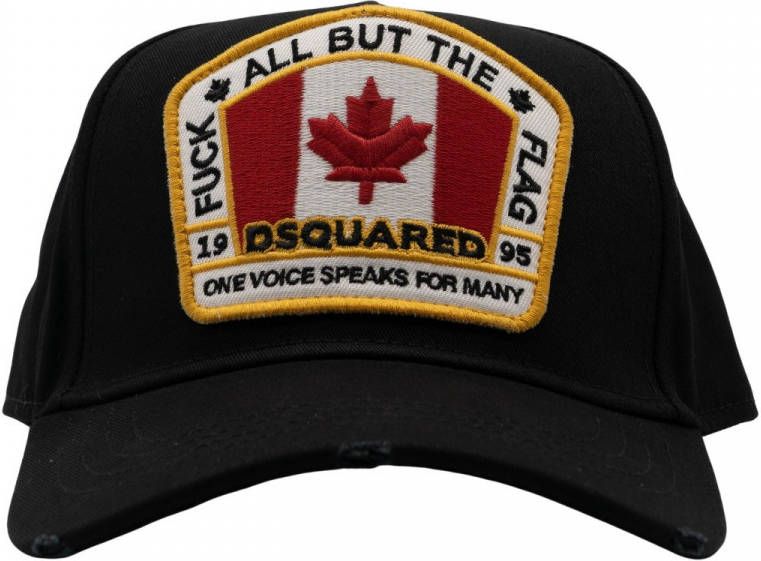 Dsquared2 Canadian Flag pet met logoborduring online kopen
