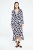 Fabienne Chapot Natasja dress ecru & dark blue flower print online kopen
