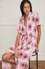 Fabienne Chapot gebloemde maxi jurk Boyfriend roze online kopen
