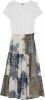 Liu Jo Midi jurk met print , Beige, Dames online kopen