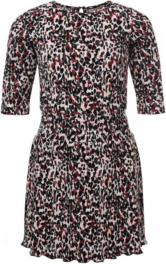 Looxs Revolution Pliss&#xE9, jurkje animal print voor meisjes in de kleur online kopen