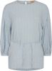 MOS MOSH Stomach viewer blouse blouses 142740 , Blauw, Dames online kopen