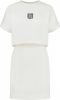 NIKKIE Fancy mini trui jurk met logoborduring online kopen