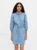 OBJECT spijker blousejurk OBJNORMA met ceintuur blauw online kopen