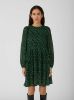 Object Groene Mini Jurk Alettia L/s Short Dress online kopen