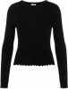 Object Zwarte Top Objharriet L/s Knit Pullover online kopen