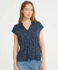 Opus Sandi Vintage Flower Shirt Blue Shadow Dames online kopen