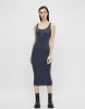 PIECES jurk met biologisch katoen blauw online kopen