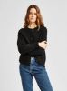 Selected Femme Vesten Lulu Long Sleeve Knit Short Cardigan B Zwart online kopen
