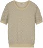 Summum 7s5648 7873 short sleeve swaeter cotton shimmer knit online kopen