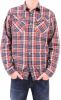 Penn & Ink S22f1044 83m 1 penn en ink jurk print grey mel. white online kopen