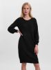 VERO MODA gemêleerde fijngebreide jurk VMSIMONE van gerecycled polyester zwart online kopen