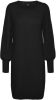 VERO MODA gemêleerde fijngebreide jurk VMSIMONE van gerecycled polyester zwart online kopen