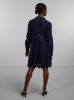 Y.A.S semi transparante trapeze jurk YASHOLI van biologisch katoen zwart online kopen