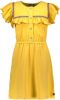 Like Flo jurk met ruches geel online kopen