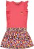 Quapi Girls gebloemde jurk Maks koraalroze/multicolor online kopen