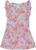 Vingino gebloemde A lijn jurk Polo lichtblauw/roze online kopen