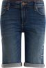 WE Fashion Blue Ridge slim fit jeans bermuda stonewashed online kopen