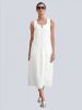 Alba moda Jurk van zuiver linnen Offwhite online kopen