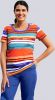 Alba moda Shirt met pailletten Oranje/Blauw online kopen