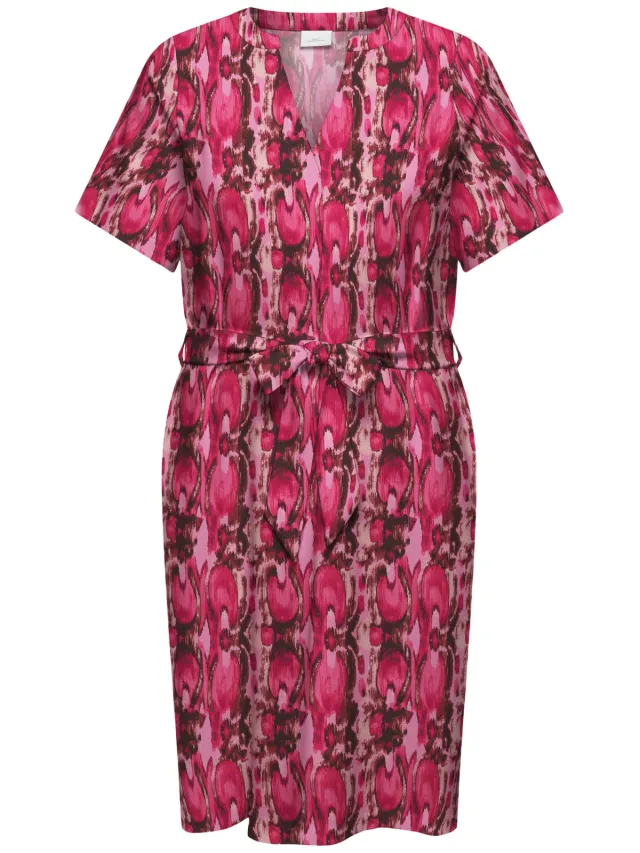 Only Carmakoma zomerjurk Roze