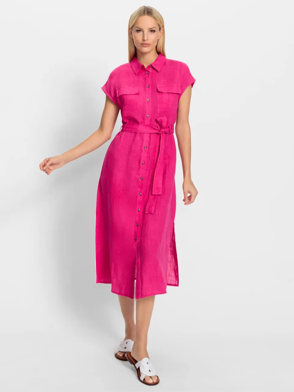 overhemdjurk pink