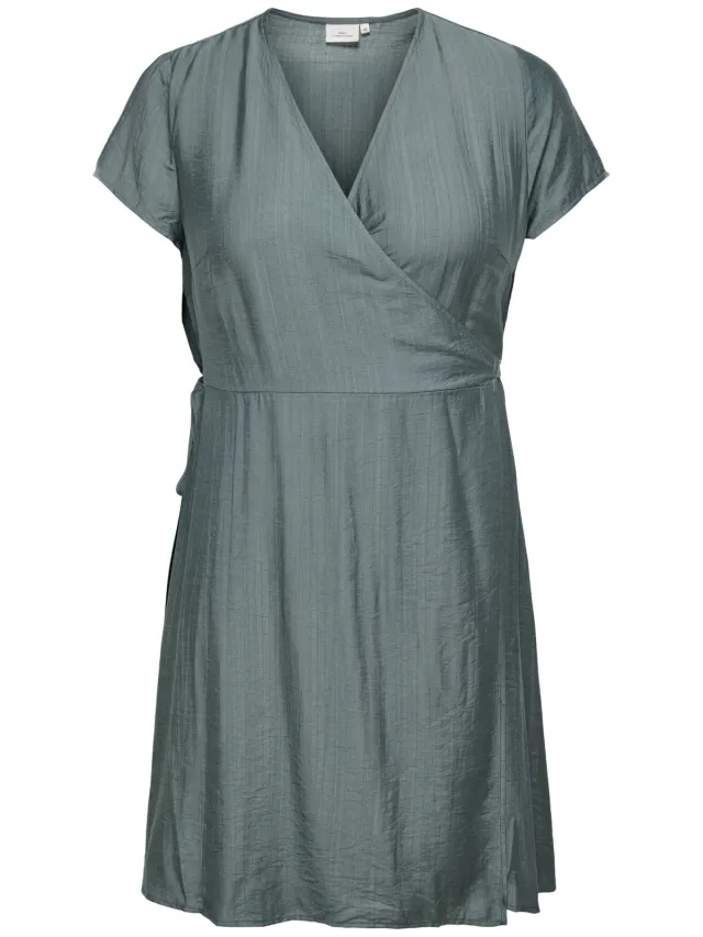 Only Carmakoma wikkeljurk Plus Size - groen