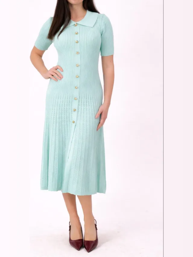 Elara Midikleid Blau