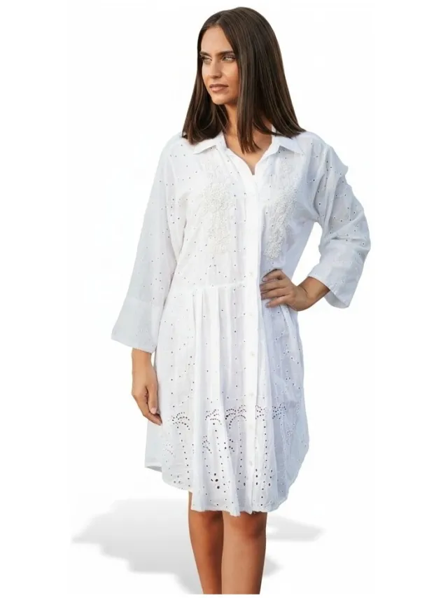 Isla Bonita By Sigris Jurk Isla Bonita By Sigris Jurk Wit