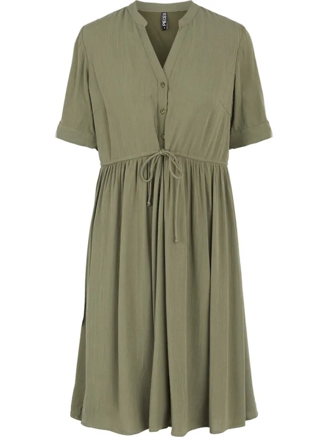 Pieces PCOTENA SS DRESS NOOS BC - Dames - Mini jurken Groen
