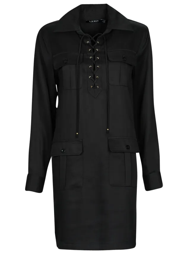 Lauren Ralph Lauren Korte Jurk Lauren Ralph Lauren DITHIRO Zwart