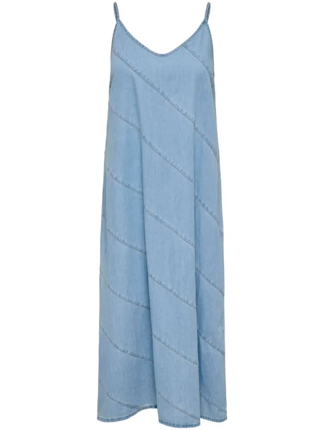 Only Jurk ONLDIA Lange jurk Light Blue Denim