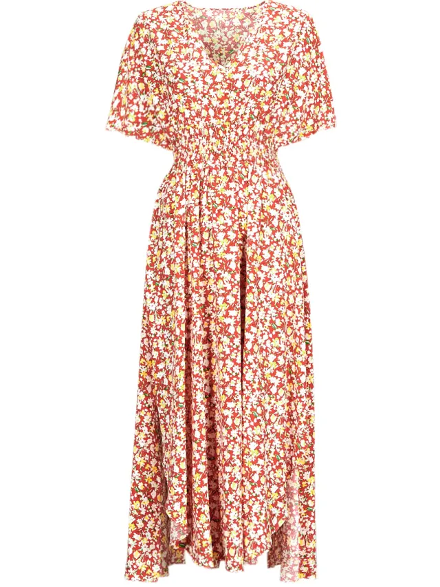 Betty London Lange Jurk Betty London RIVKA Rood