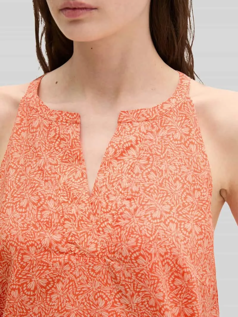 Marc O'Polo loose fit vrijetijdsjurk van puur katoen oranje, foto 4