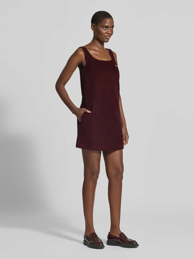 Lacoste Slim fit vrijetijdsjurk van puur katoen bordeaux, foto 3