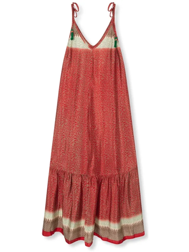 el.résidu dames vegan Jurk Myra Rood