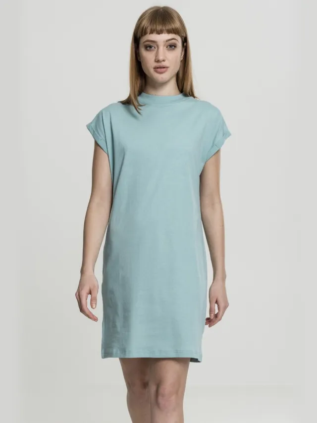 Urban Classics Turtle Extended Shoulder Dames Mini-jurk - zwart