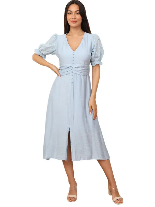 La Modeuse Jurk La Modeuse 70943_P166220 Blauw