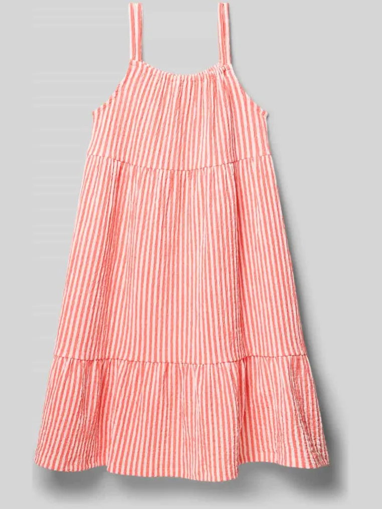 Garcia jurk met structuurpatroon en spaghettibandjes roze, foto 3