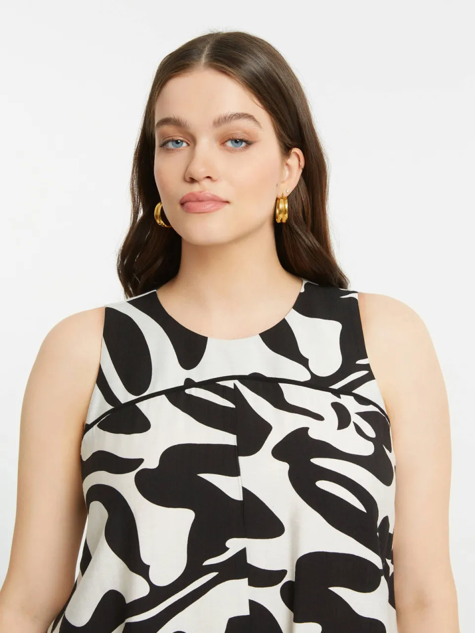 Mat Fashion midi jurk zwart, foto 6